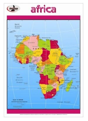 Discover Africa Educational Poster (54 countries)